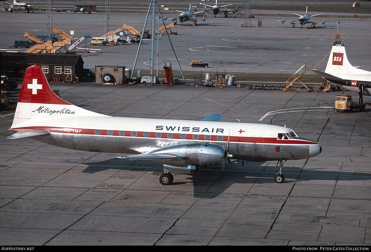 Aircraft Photo of HB-IMF | Convair 440-11 Metropolitan | Swissair | AirHistory.net #29155