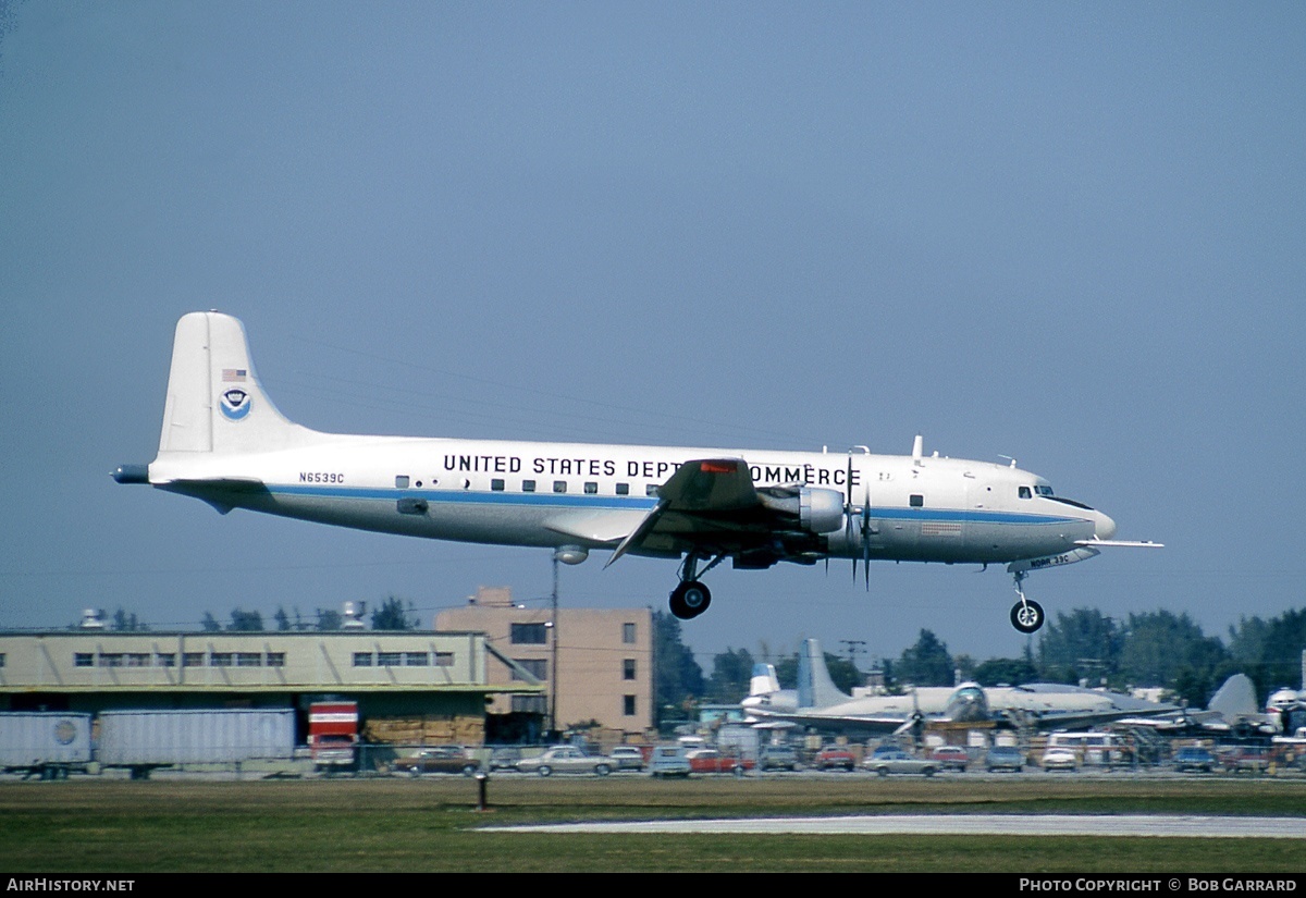 Aircraft Photo of N6539C | Douglas DC-6A | United States Department of Commerce | AirHistory.net #29177