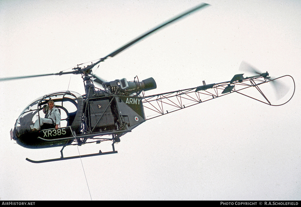 Aircraft Photo of XR385 | Sud Alouette AH2 (SE-3130) | UK - Army | AirHistory.net #29192