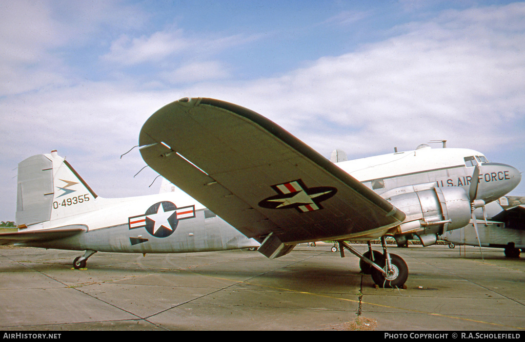 Aircraft Photo of 43-49355 / 0-49355 | Douglas VC-47D Skytrain | USA - Air Force | AirHistory.net #29193