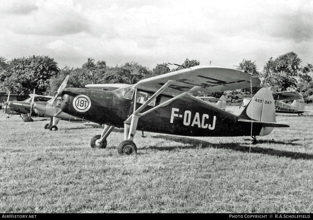Aircraft Photo of F-OACJ / 483047 | Fairchild UC-61K Argus Mk3 (24R-46A) | AirHistory.net #29196