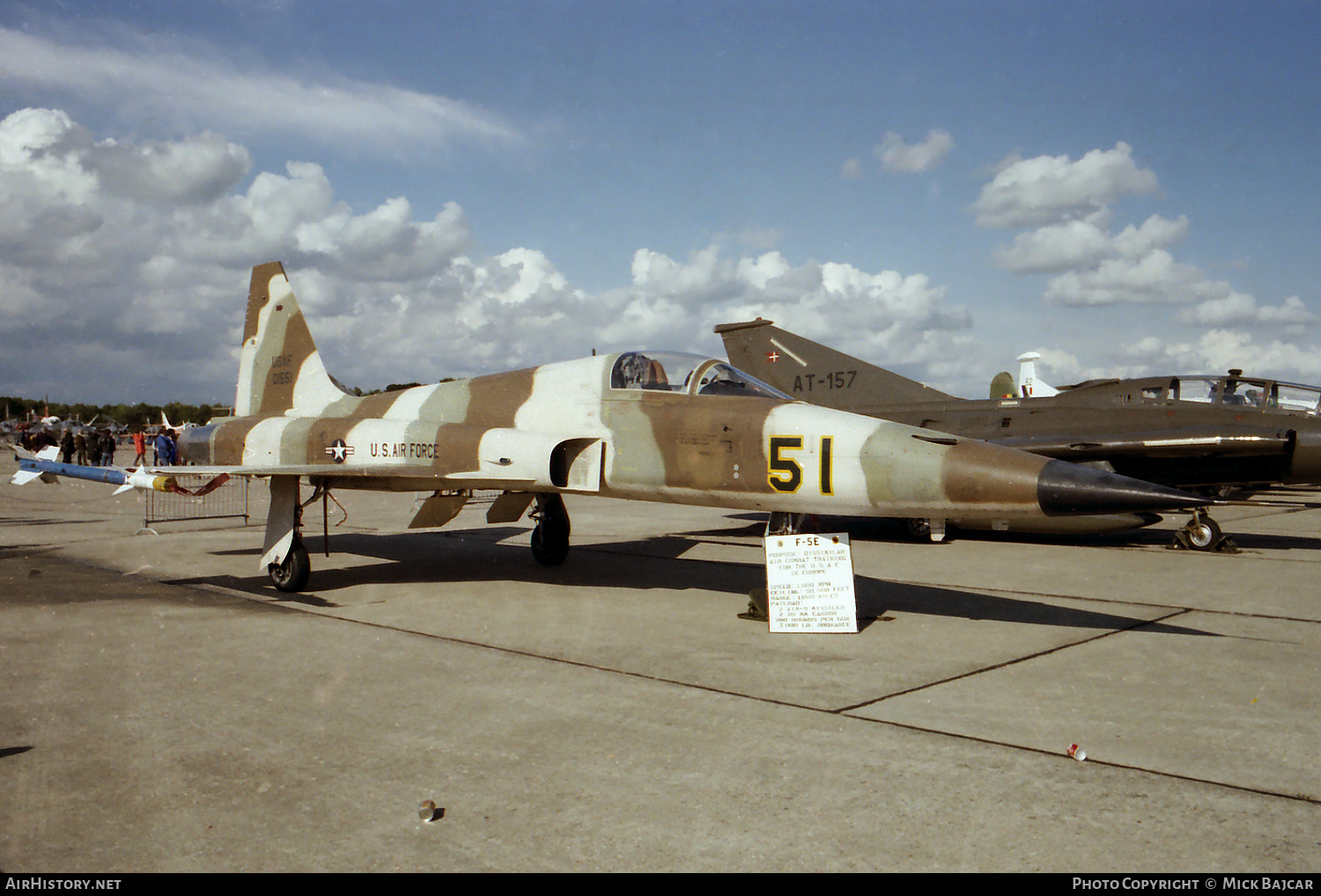 Aircraft Photo of 74-1551 / 01551 | Northrop F-5E Tiger II | USA - Air Force | AirHistory.net #29236