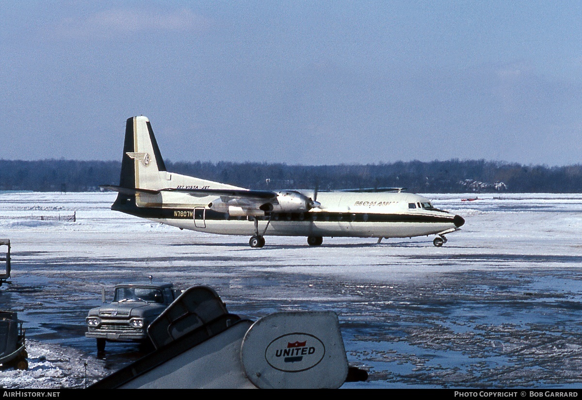 Aircraft Photo of N7807M | Fairchild Hiller FH-227 | Mohawk Airlines | AirHistory.net #29262