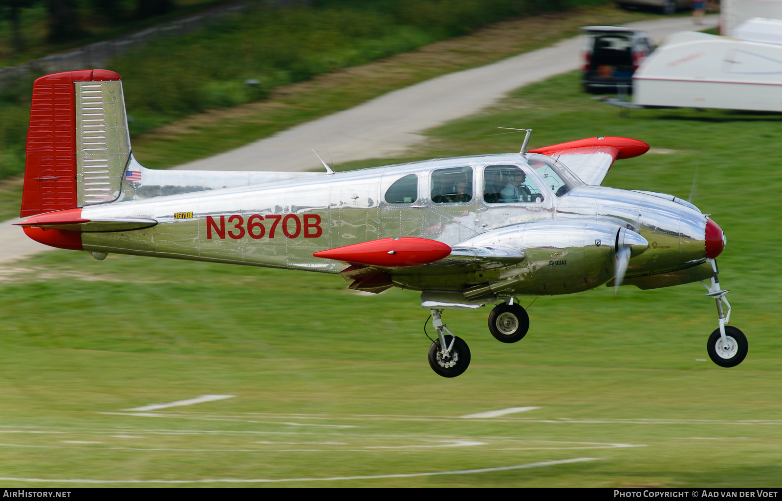Aircraft Photo of N3670B | Beech B50 Twin Bonanza | AirHistory.net #29274