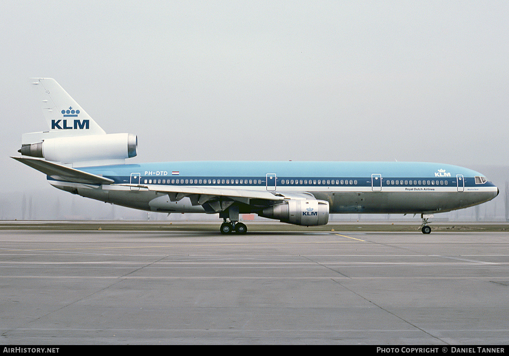 Aircraft Photo of PH-DTD | McDonnell Douglas DC-10-30 | KLM - Royal Dutch Airlines | AirHistory.net #29277