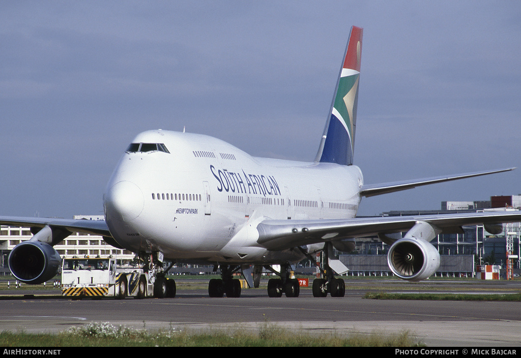 Aircraft Photo of ZS-SAX | Boeing 747-444 | South African Airways | AirHistory.net #29283