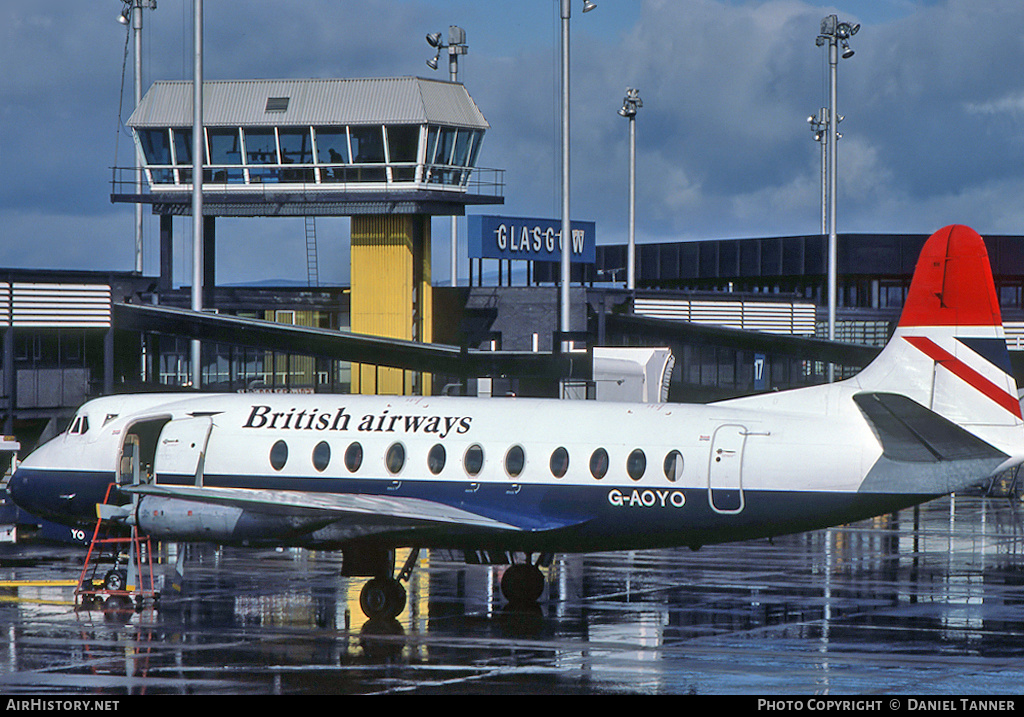 Aircraft Photo of G-AOYO | Vickers 806 Viscount | British Airways | AirHistory.net #29288