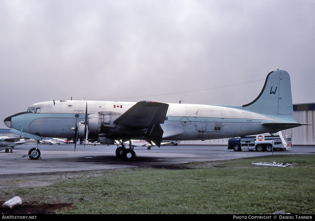 Aircraft Photo of CF-KAD | Douglas C-54B Skymaster | Worldways Airlines | AirHistory.net #29291