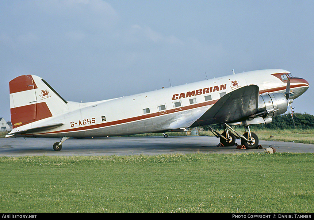 Aircraft Photo of G-AGHS | Douglas C-47A Dakota Mk.3 | Cambrian Airways | AirHistory.net #29303