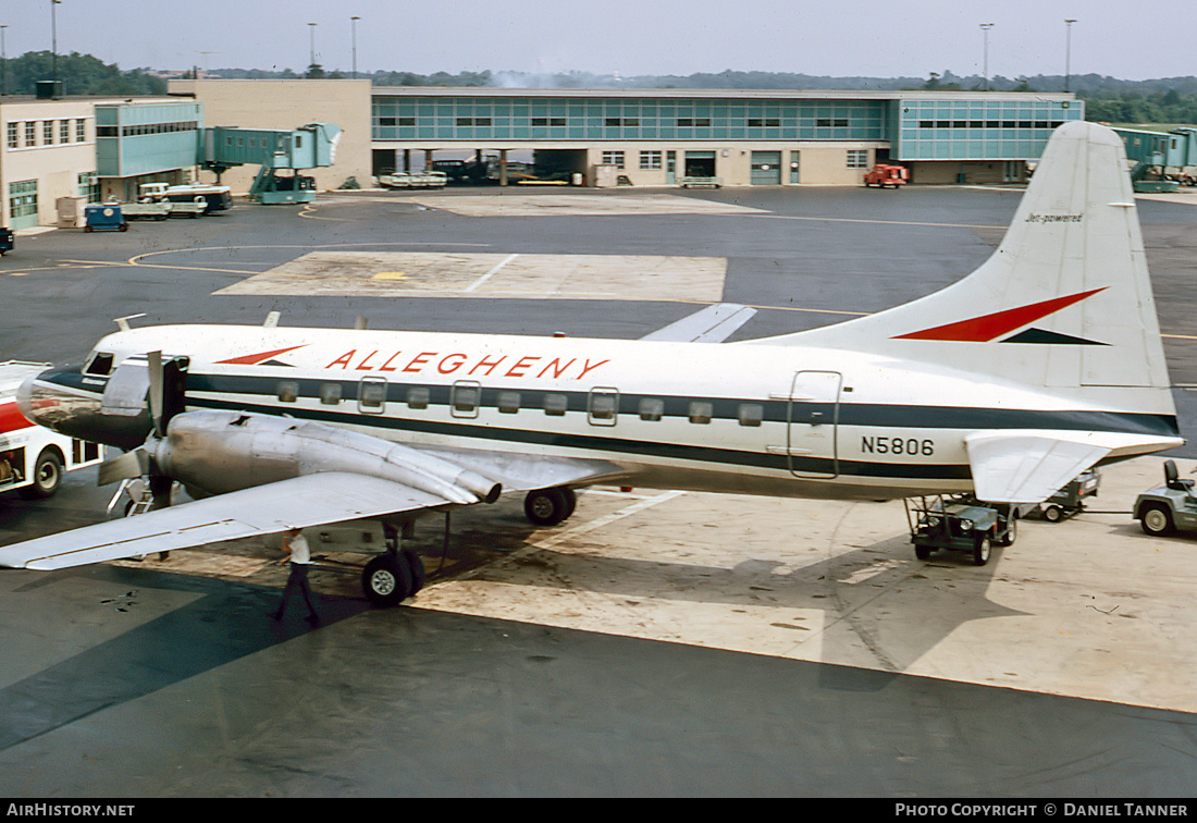Aircraft Photo of N5806 | Convair 580 | Allegheny Airlines | AirHistory.net #29309