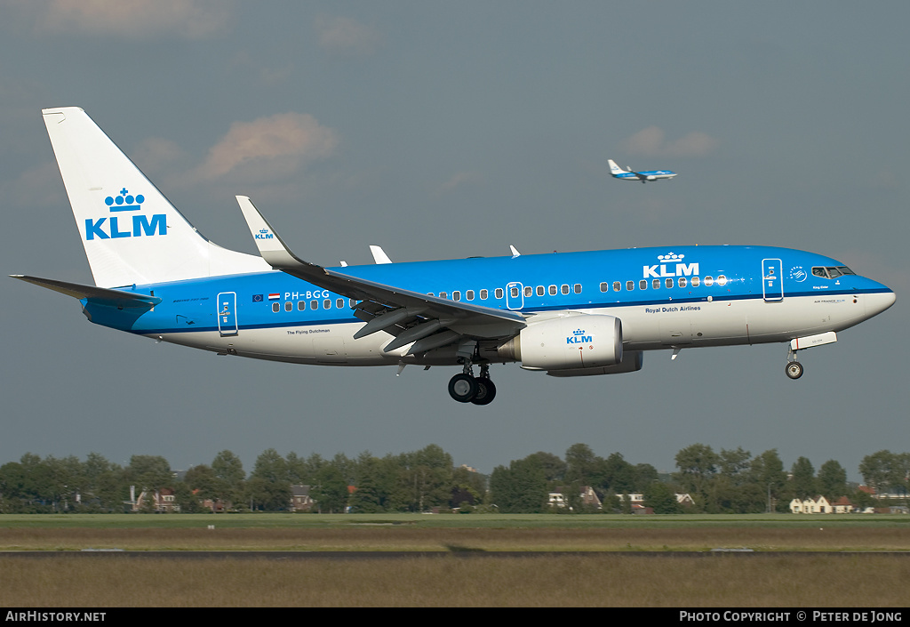 Aircraft Photo of PH-BGG | Boeing 737-7K2 | KLM - Royal Dutch Airlines | AirHistory.net #29314