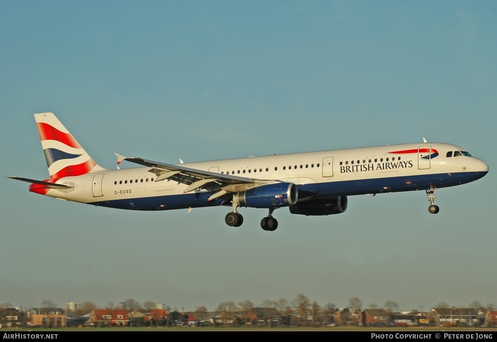 Aircraft Photo of G-EUXG | Airbus A321-231 | British Airways | AirHistory.net #29315