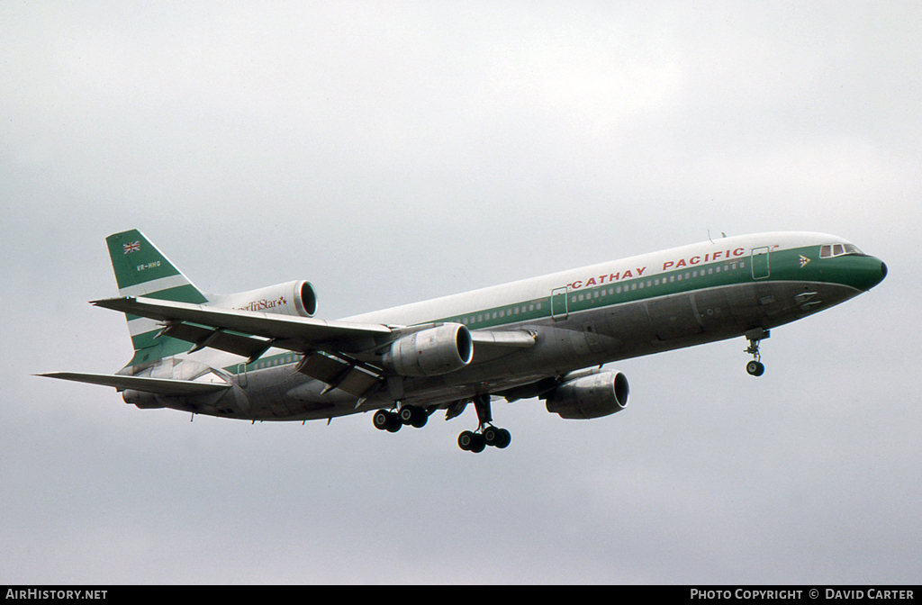 Aircraft Photo of VR-HHG | Lockheed L-1011-385-1 TriStar 1 | Cathay Pacific Airways | AirHistory.net #29336