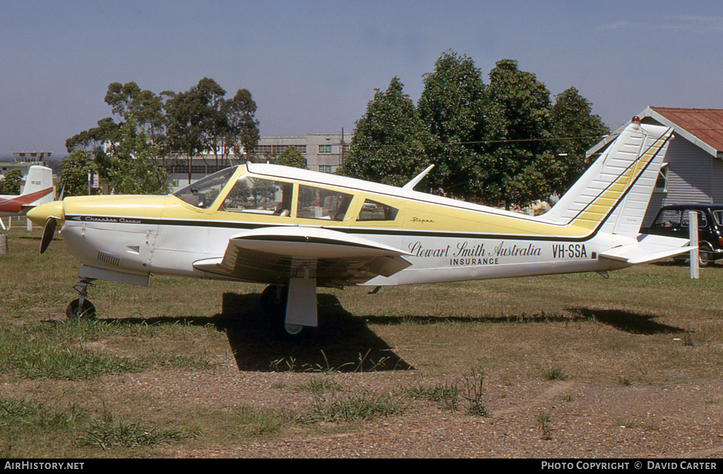 Aircraft Photo of VH-SSA | Piper PA-28R-180 Cherokee Arrow | Stewart Smith Australia Insurance | AirHistory.net #29355