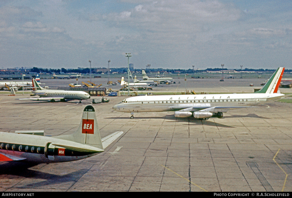 Aircraft Photo of I-DIWR | Douglas DC-8-43 | Alitalia | AirHistory.net #29360