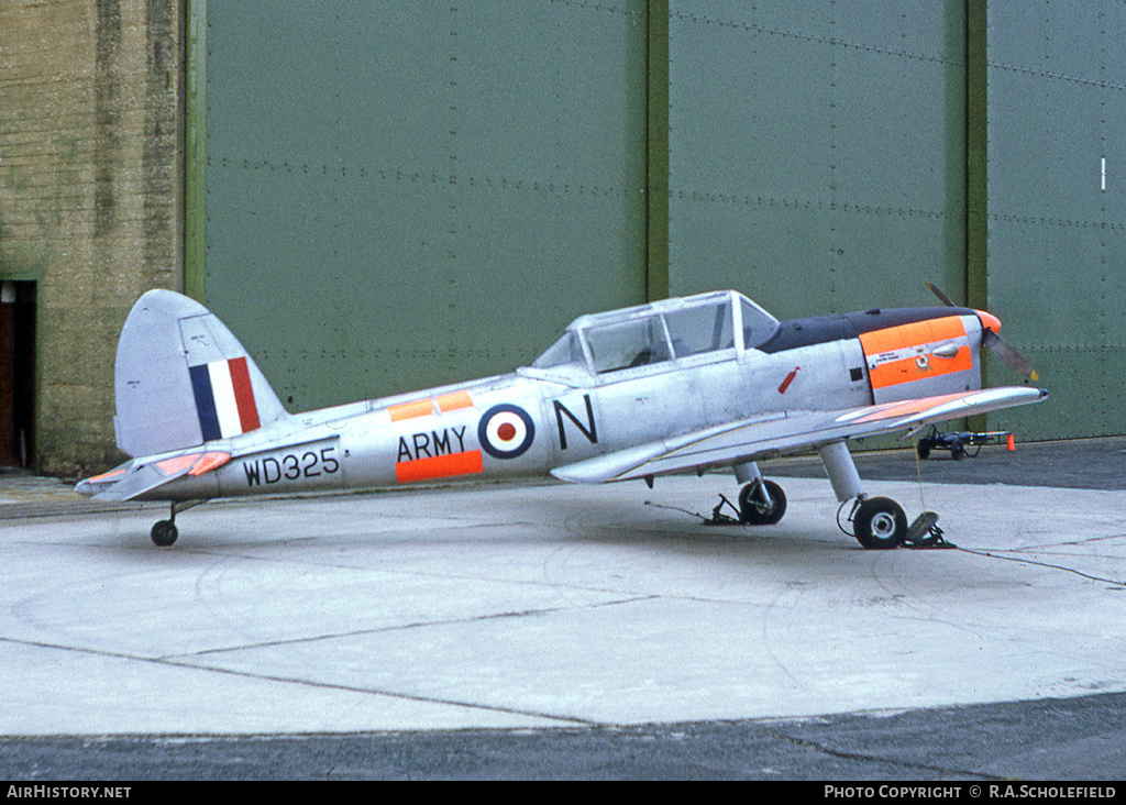 Aircraft Photo of WD325 | De Havilland DHC-1 Chipmunk T10 | UK - Army | AirHistory.net #29361