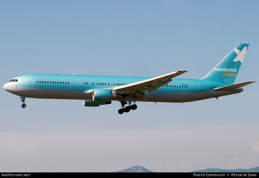 Aircraft Photo of VP-BOY | Boeing 767-3G5/ER | Nordwind Airlines | AirHistory.net #29380