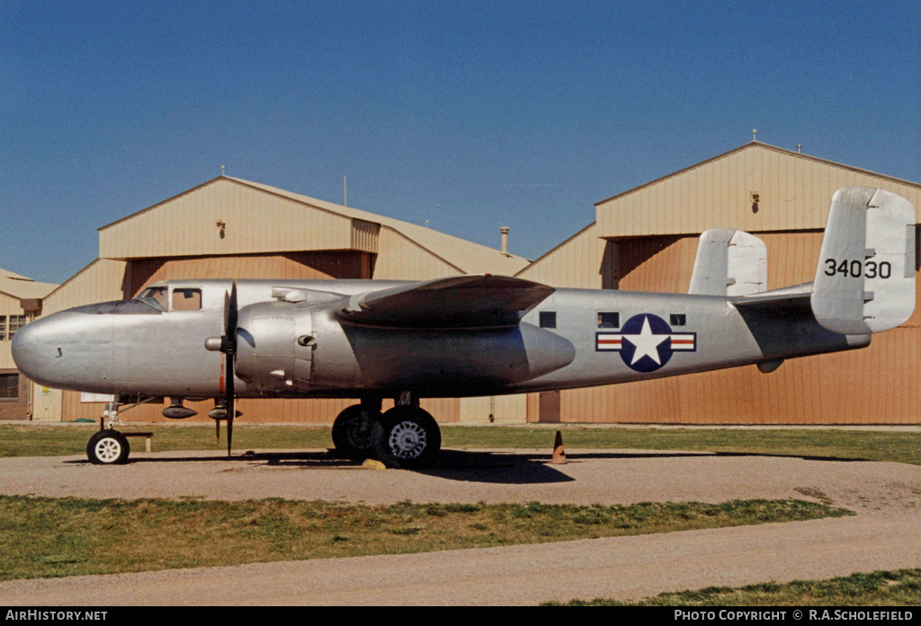 Aircraft Photo of 43-4030 / 34030 | North American VB-25J Mitchell | USA - Air Force | AirHistory.net #29416