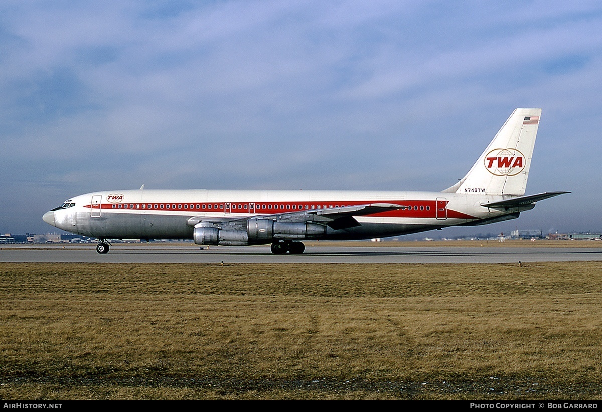 Aircraft Photo of N749TW | Boeing 707-131B | Trans World Airlines - TWA | AirHistory.net #29430