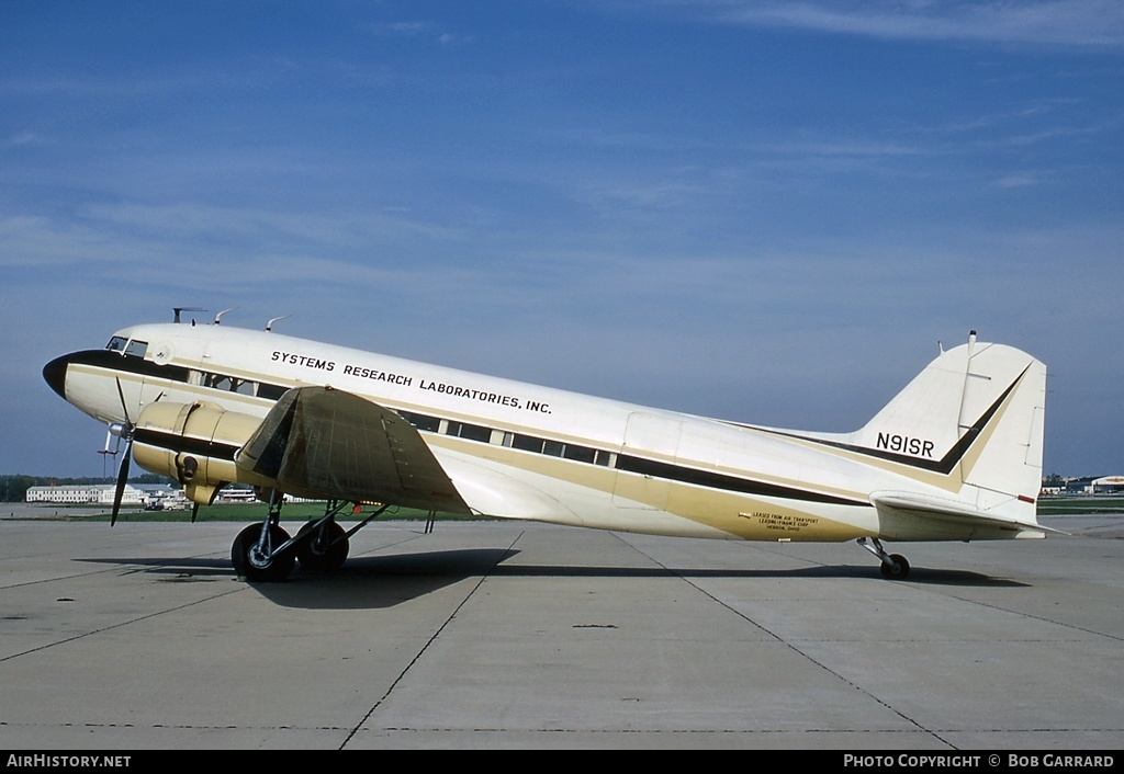 Aircraft Photo of N91SR | Douglas C-47 Skytrain | Systems Research Laboratorys | AirHistory.net #29435