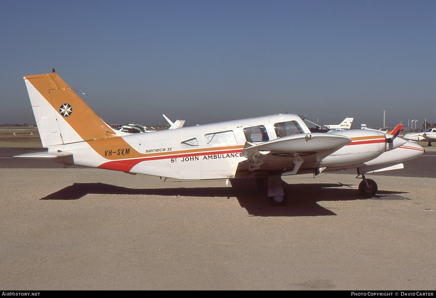 Aircraft Photo of VH-SVM | Piper PA-34-200T Seneca II | St. John Ambulance | AirHistory.net #29442