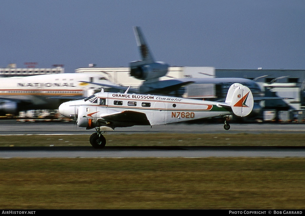 Aircraft Photo of N762D | Beech D18S | Orange Blossom Commutor | AirHistory.net #29443