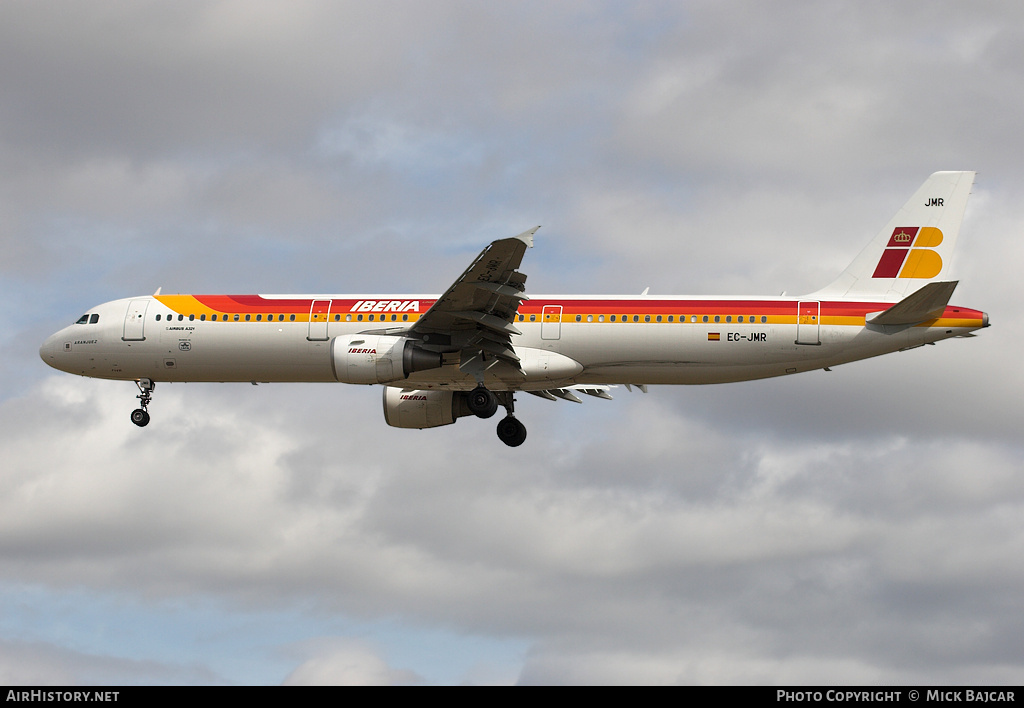 Aircraft Photo of EC-JMR | Airbus A321-211 | Iberia | AirHistory.net #29460