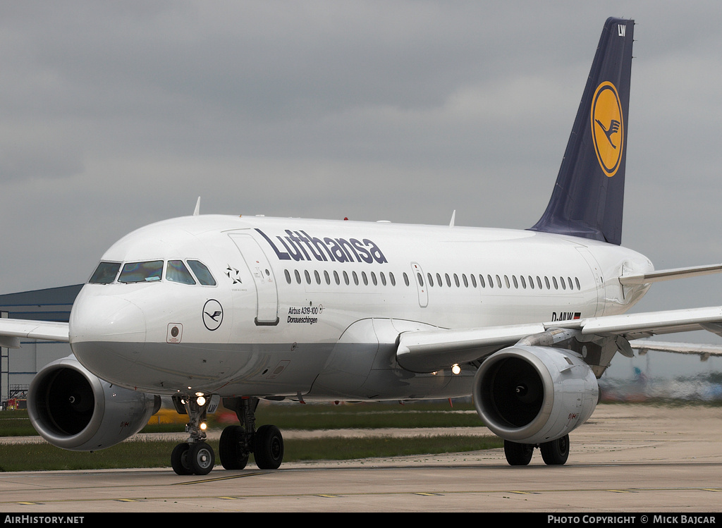 Aircraft Photo of D-AILW | Airbus A319-114 | Lufthansa | AirHistory.net #29464