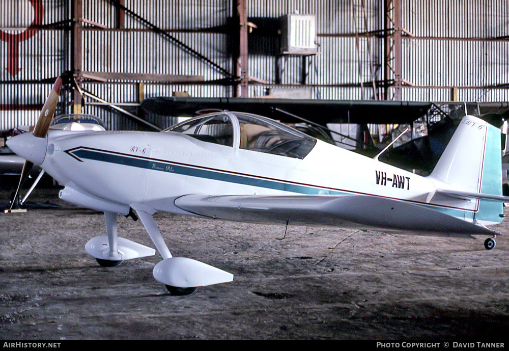 Aircraft Photo of VH-AWT | Van's RV-6 | AirHistory.net #29481