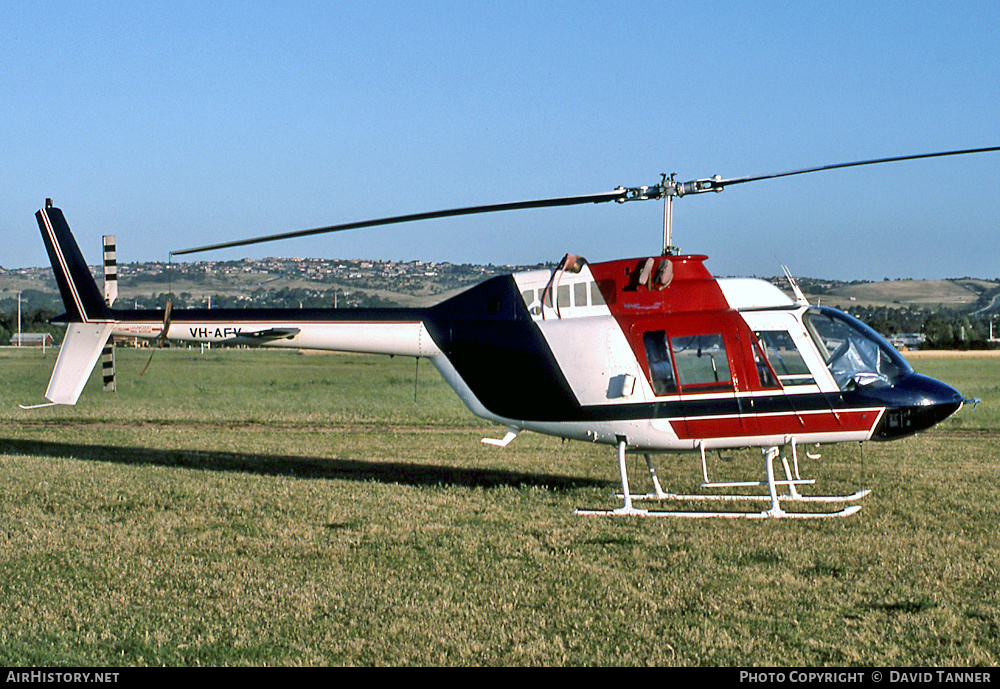 Aircraft Photo of VH-AFV | Bell 206B-3 JetRanger III | AirHistory.net #29484