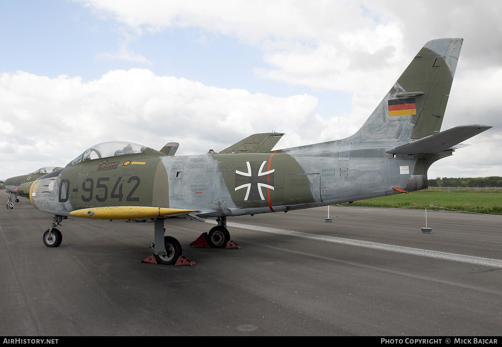 Aircraft Photo of D-9542 | Canadair CL-13B Sabre 6 | Germany - Air Force | AirHistory.net #29485