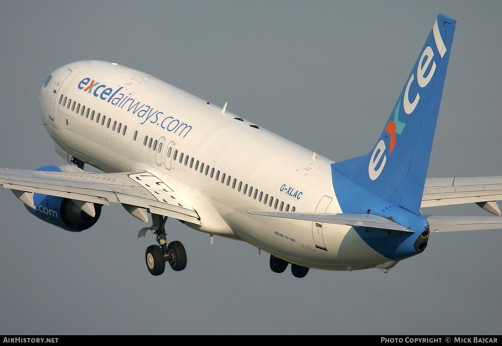 Aircraft Photo of G-XLAC | Boeing 737-81Q | Excel Airways | AirHistory.net #29496