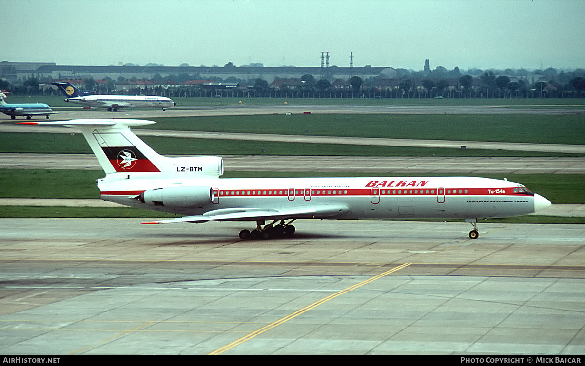 Aircraft Photo of LZ-BTM | Tupolev Tu-154B | Balkan - Bulgarian Airlines | AirHistory.net #29499