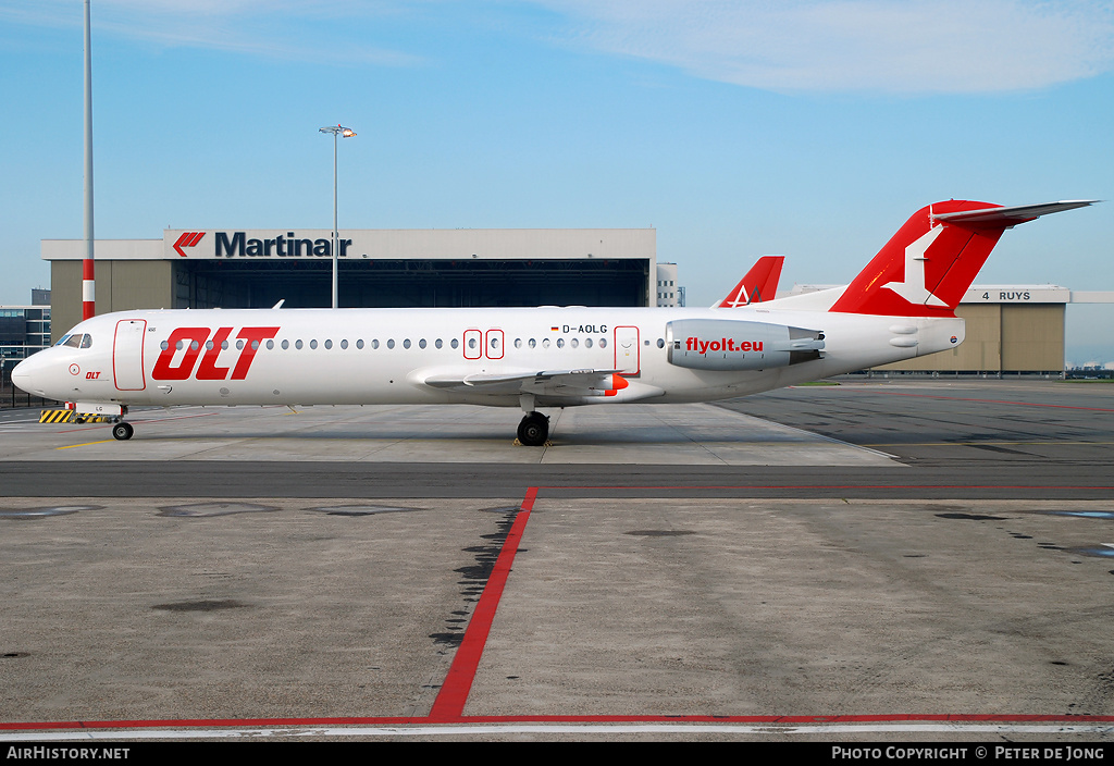 Aircraft Photo of D-AOLG | Fokker 100 (F28-0100) | OLT - Ostfriesische Lufttransport | AirHistory.net #29514