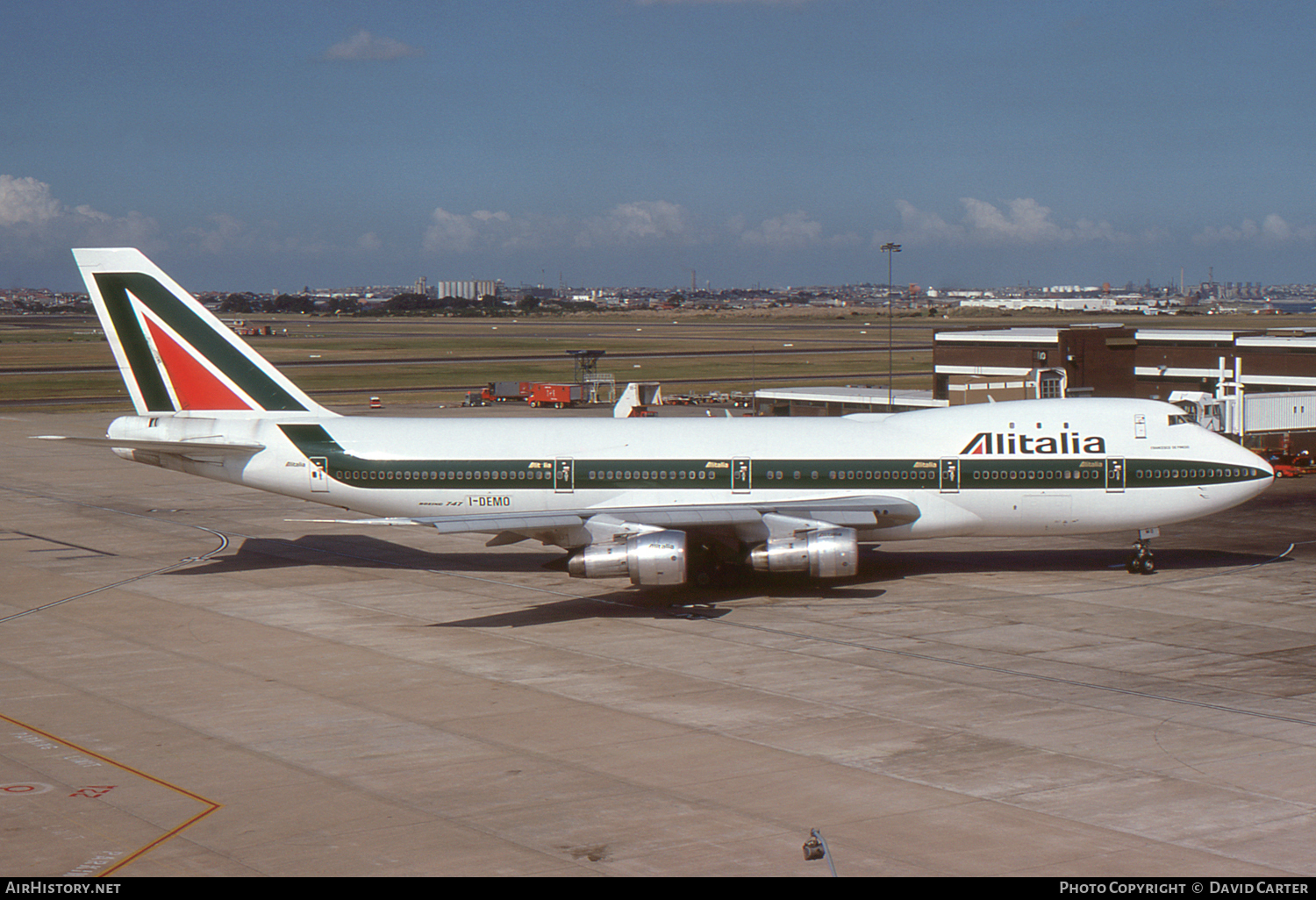 Aircraft Photo of I-DEMO | Boeing 747-243B | Alitalia | AirHistory.net #29524