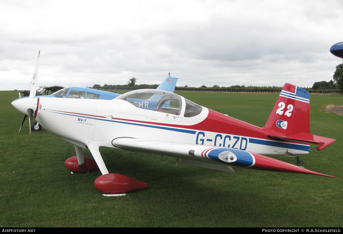 Aircraft Photo of G-CCZD | Van's RV-7 | AirHistory.net #29531