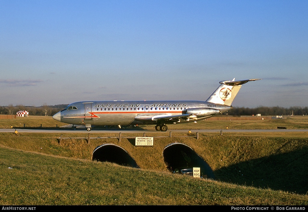 Aircraft Photo of N5034 | BAC 111-401AK One-Eleven | American Airlines | AirHistory.net #29537