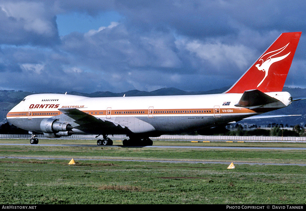 Aircraft Photo of VH-EBH | Boeing 747-238B | Qantas | AirHistory.net #29540