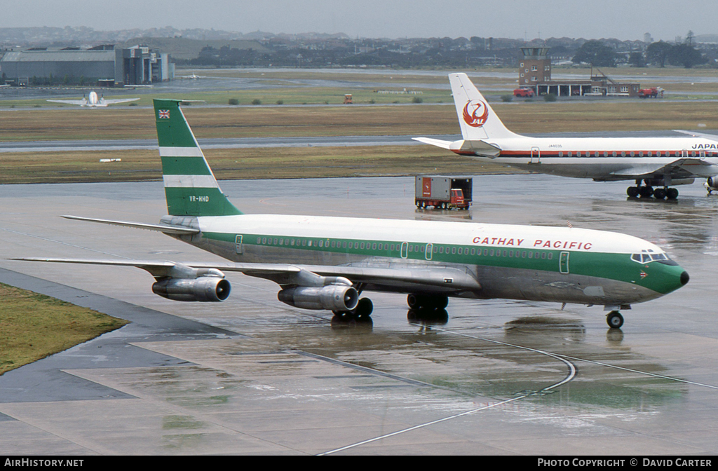 Aircraft Photo of VR-HHD | Boeing 707-351C | Cathay Pacific Airways | AirHistory.net #29566