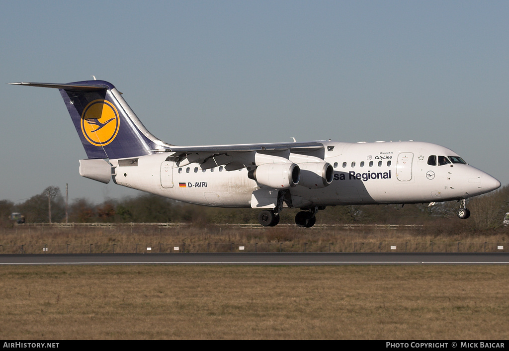 Aircraft Photo of D-AVRI | British Aerospace Avro 146-RJ85 | Lufthansa Regional | AirHistory.net #29570