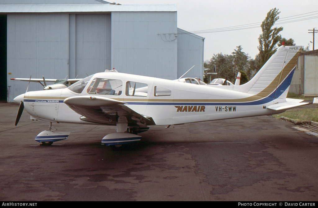 Aircraft Photo of VH-SWW | Piper PA-28-151 Cherokee Warrior | Navair | AirHistory.net #29576