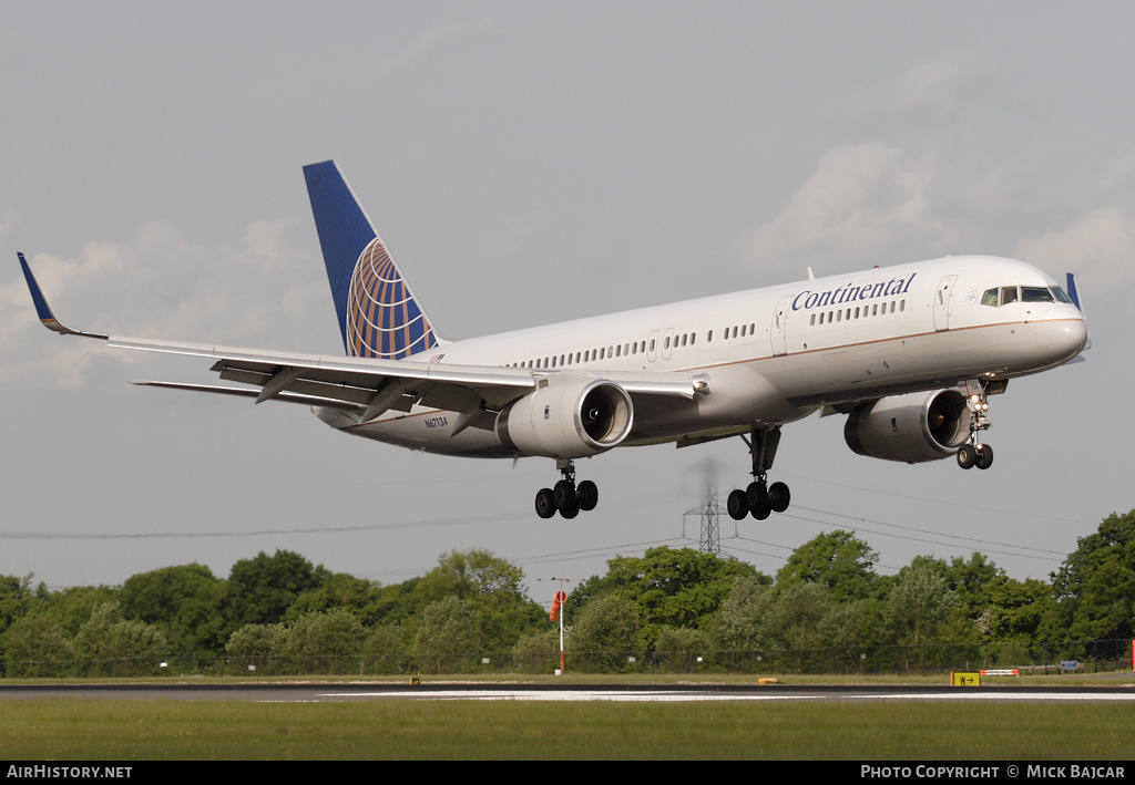 Aircraft Photo of N67134 | Boeing 757-224 | Continental Airlines | AirHistory.net #29584