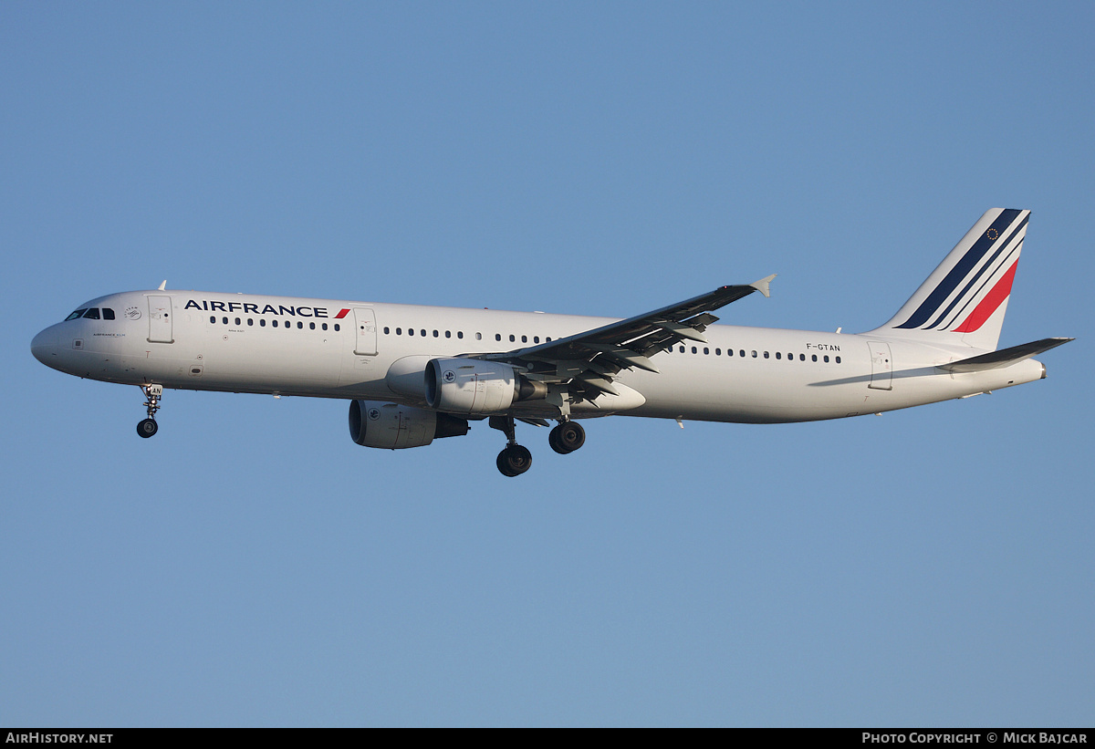 Aircraft Photo of F-GTAN | Airbus A321-211 | Air France | AirHistory.net #29628