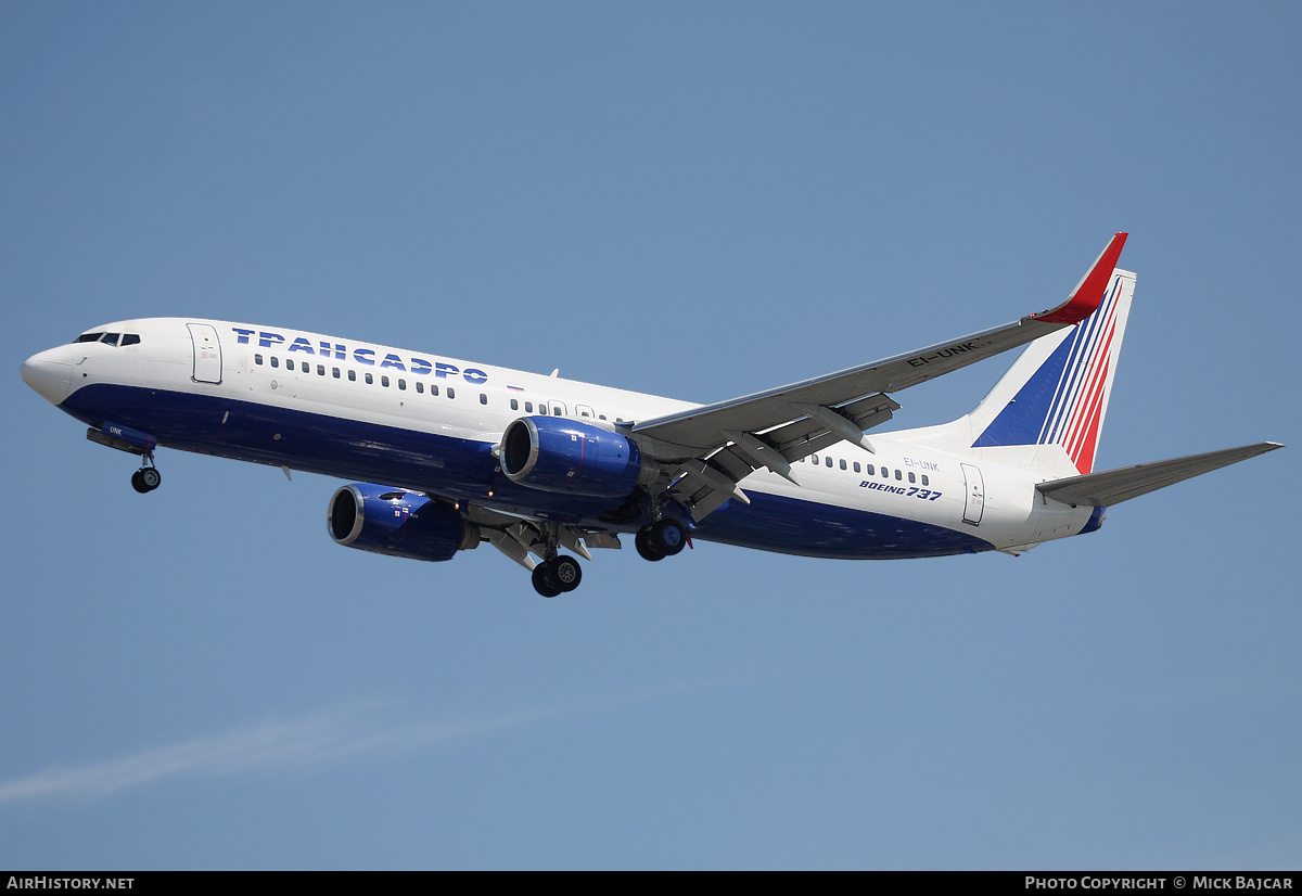 Aircraft Photo of EI-UNK | Boeing 737-86J | Transaero Airlines | AirHistory.net #29629
