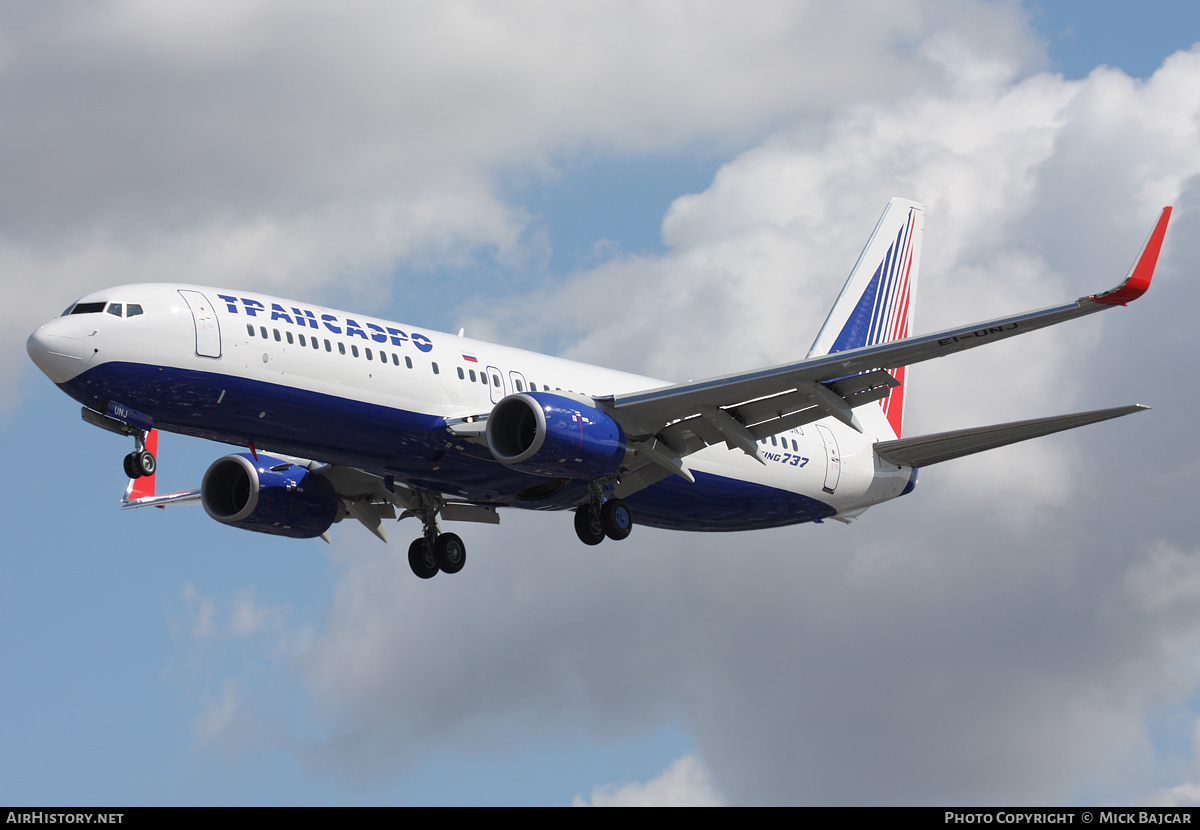 Aircraft Photo of EI-UNJ | Boeing 737-86J | Transaero Airlines | AirHistory.net #29631