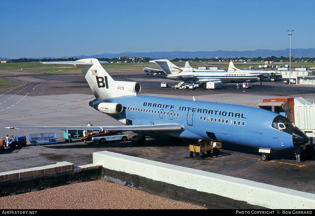Aircraft Photo of N7275 | Boeing 727-27C | Braniff International Airways | AirHistory.net #29646