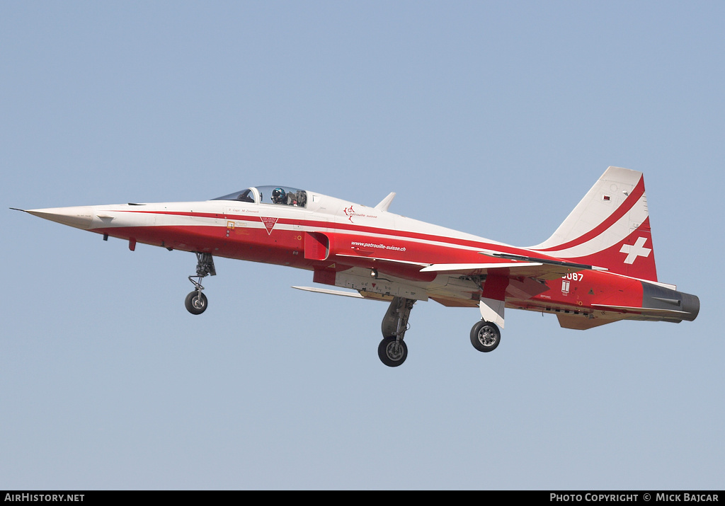 Aircraft Photo of J-3087 | Northrop F-5E Tiger II | Switzerland - Air Force | AirHistory.net #29650