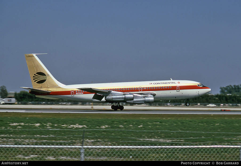 Aircraft Photo of N57204 | Boeing 720-024B | Continental Airlines | AirHistory.net #29658