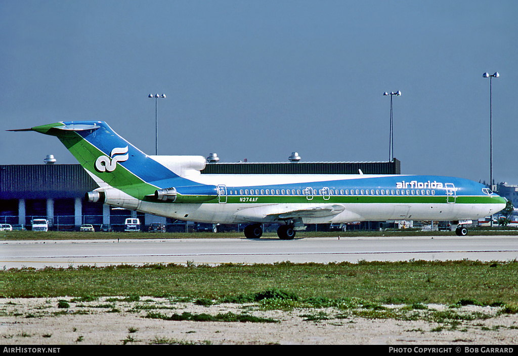 Aircraft Photo of N274AF | Boeing 727-227/Adv | Air Florida | AirHistory.net #29678