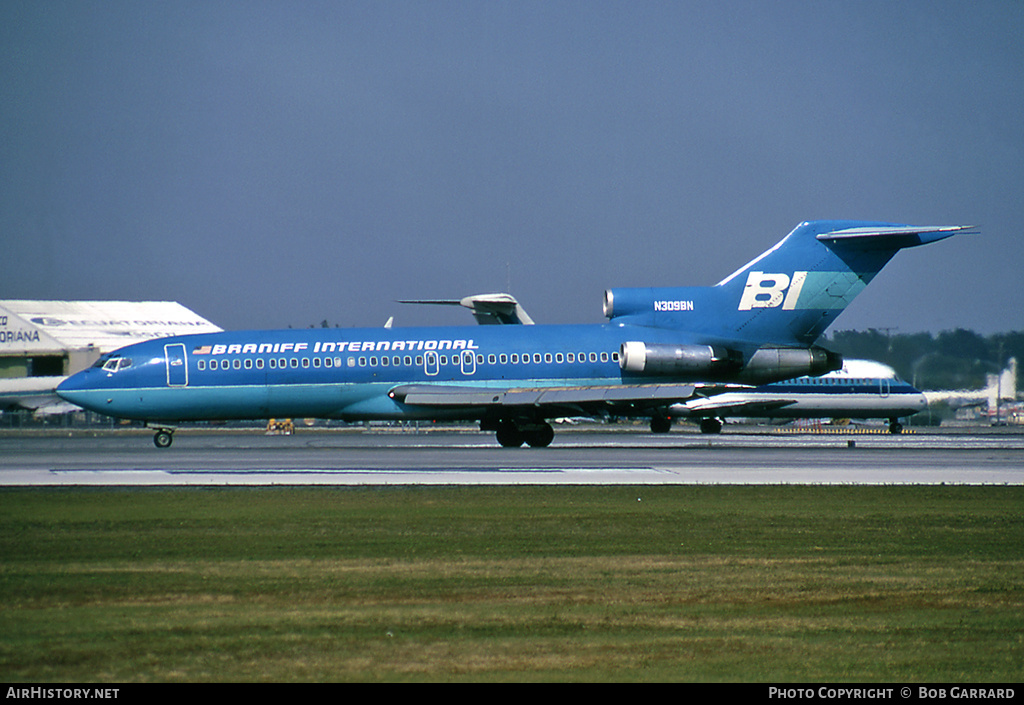 Aircraft Photo of N309BN | Boeing 727-172C | Braniff International Airways | AirHistory.net #29682